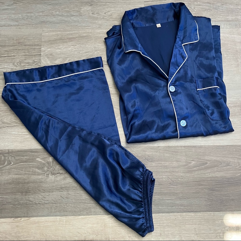 Nouveau Riche Satin PJ Set